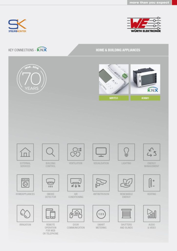 Würth Elektronik Stelvio Kontek - Brochure MRT51-KNX 2017